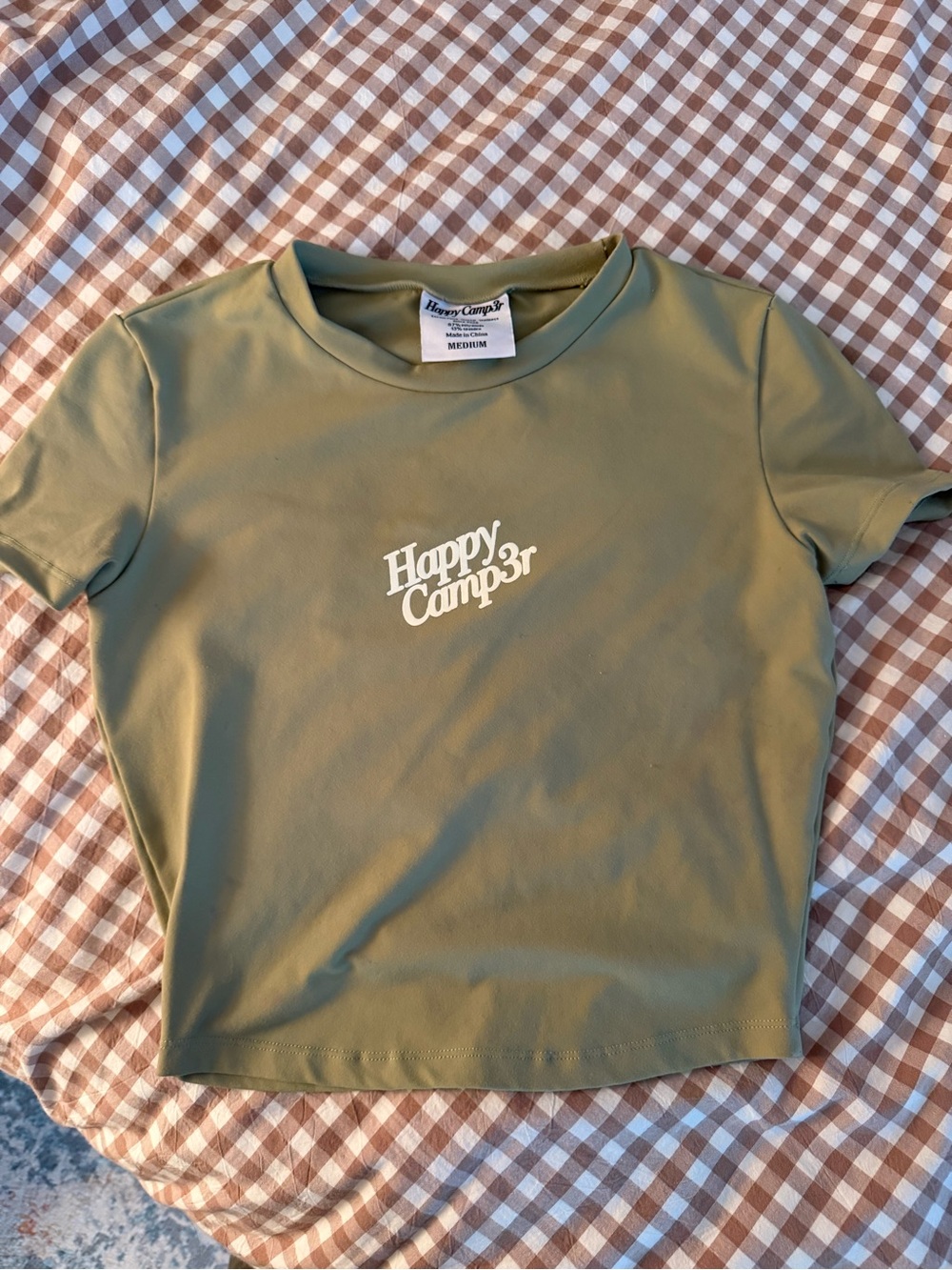 Olive Green womens Tee